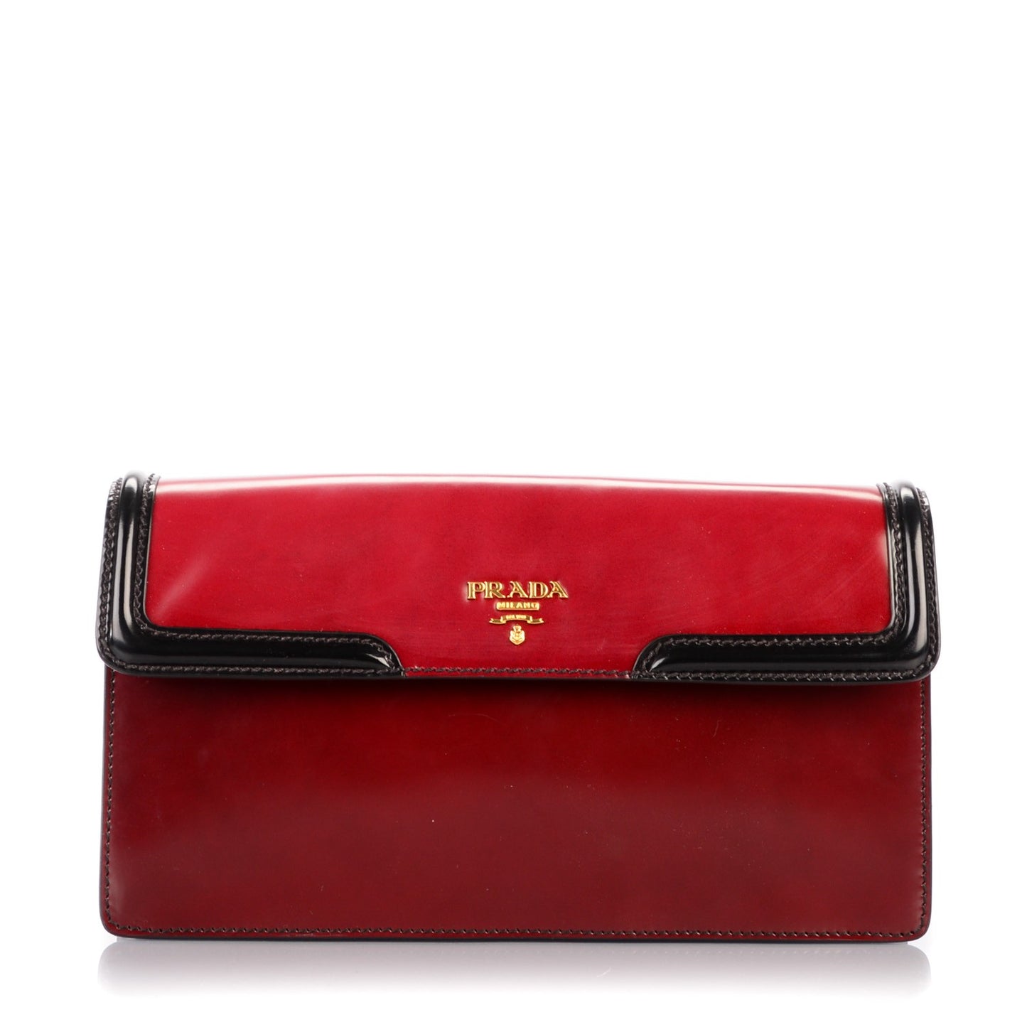 Spazzolato Flap Clutch Porpora Cord