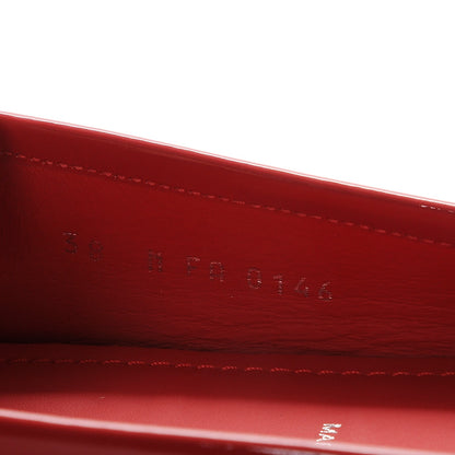 Louis Vuitton Patent Calfskin Parklane Flat Loafer 38 Rouge 8 of 10