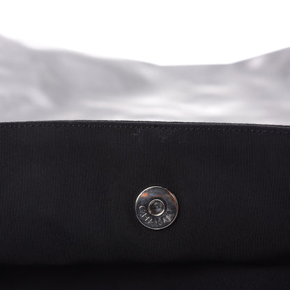 Chanel Vinyl Spirit Drawstring Tote Black 13 of 13