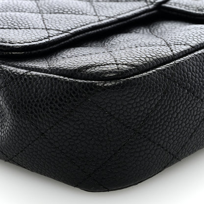 Chanel Caviar Quilted East West Flap Black 9 of 10