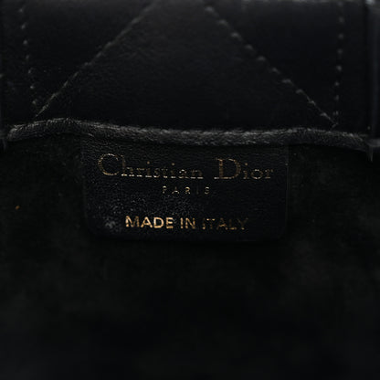 Christian Dior Calfskin Macrocannage Mini Book Tote Black 6 of 12