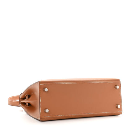 Hermes Madame Calfskin Kelly Sellier 25 Gold 4 of 10