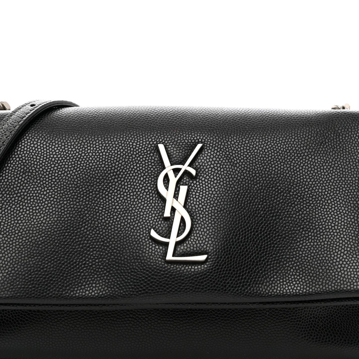 Grain De Poudre Monogram Toy West Hollywood Fold-Over Bag Black