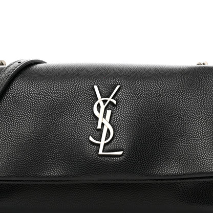 Saint Laurent Grain De Poudre Monogram Toy West Hollywood Fold-Over Bag Black 5 of 10