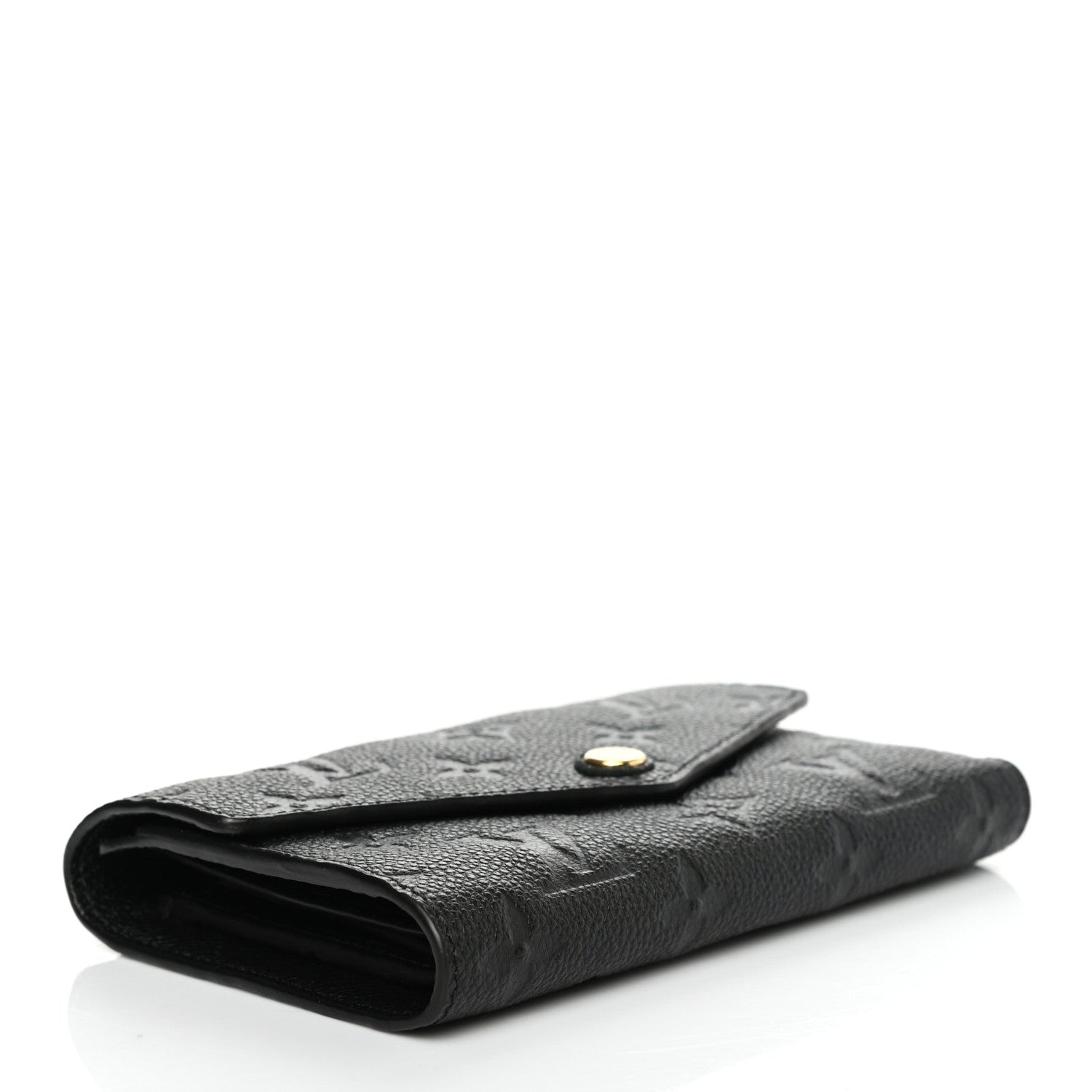 Louis Vuitton Empreinte Compact Curieuse Wallet Black 3 of 6