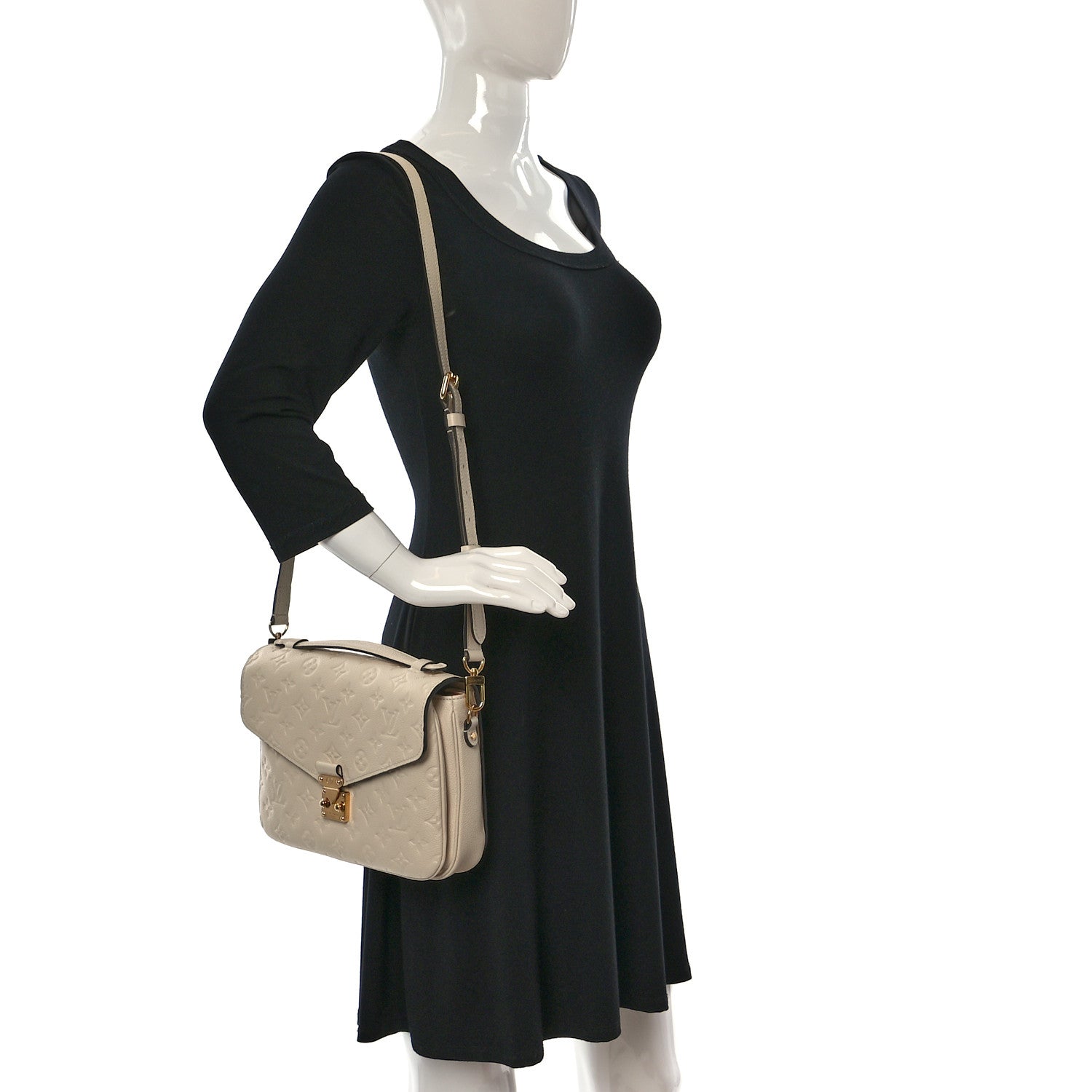 Louis Vuitton Empreinte Pochette Metis Creme 2 of 14