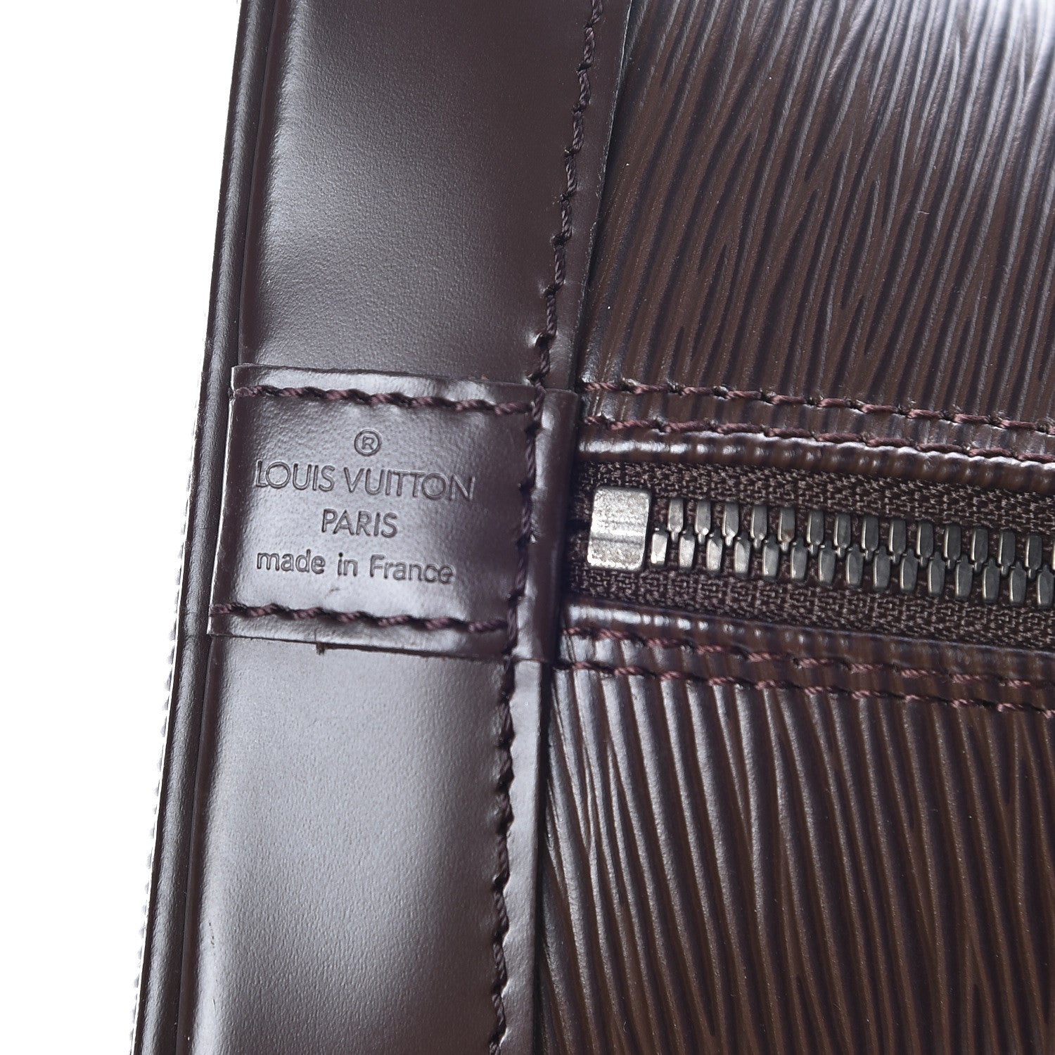 Louis Vuitton Epi Alma PM Moka 6 of 10