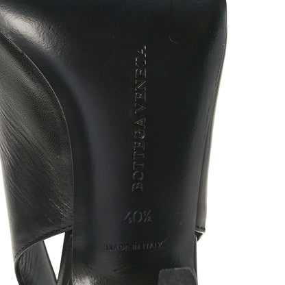 Bottega Veneta Nappa Point Sling Back Pumps 40.5 Black 7 of 8