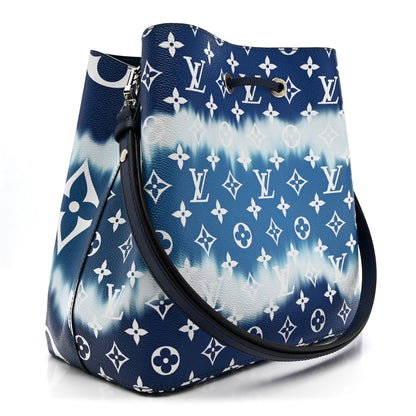 Louis Vuitton Monogram Escale Neonoe MM Blue 3 of 10