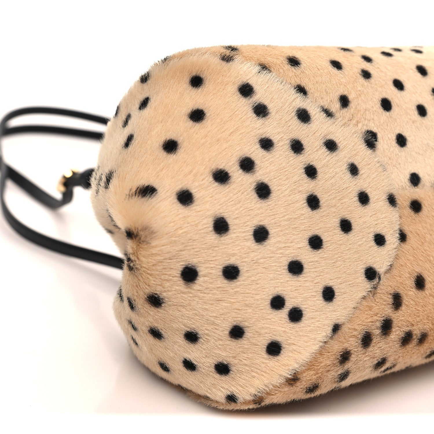 Chanel Pony Hair Cheetah Print Pretty CC Clutch With Strap Light Beige Black 9 of 11