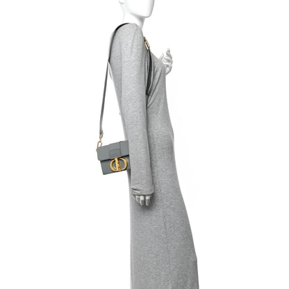Christian Dior Box Calfskin 30 Montaigne Box Bag Gray 2 of 9