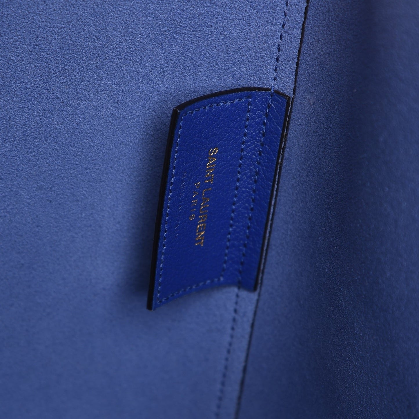 Calfskin Large Shopping Tote Ultramarine