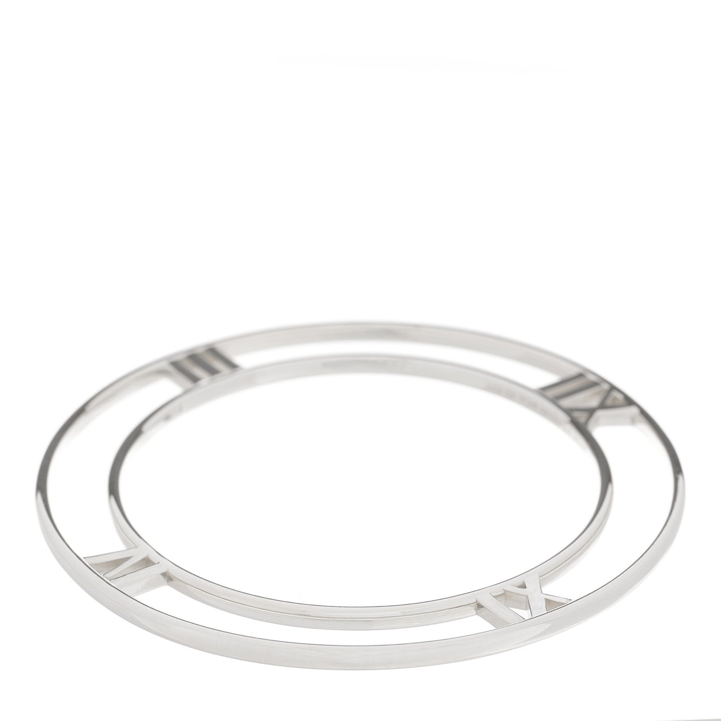 Sterling Silver Atlas Flat Bangle Bracelet