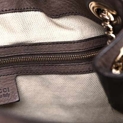Gucci Vitello Range Medium Soho Chain Shoulder Bag Grey Field 12 of 21