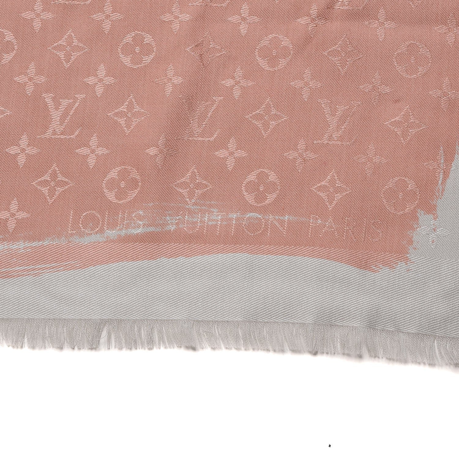 Louis Vuitton Silk Monogram Arty Shawl 3 of 4