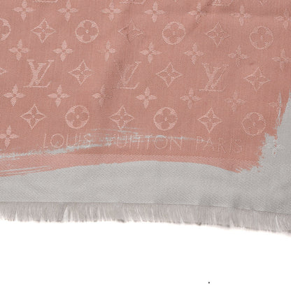 Louis Vuitton Silk Monogram Arty Shawl 3 of 4