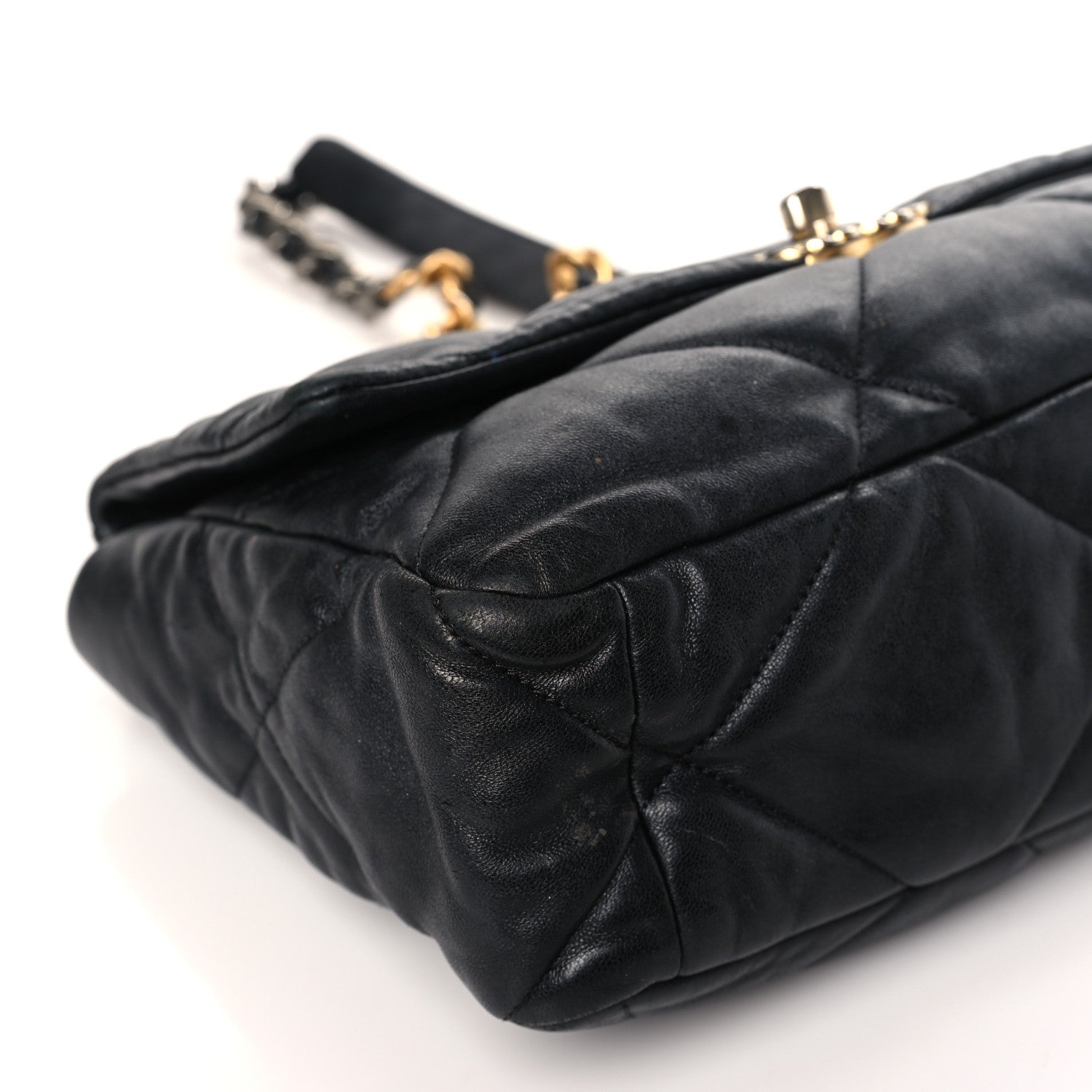 Chanel Lambskin Quilted Large Chanel 19 Flap Black 8 of 14