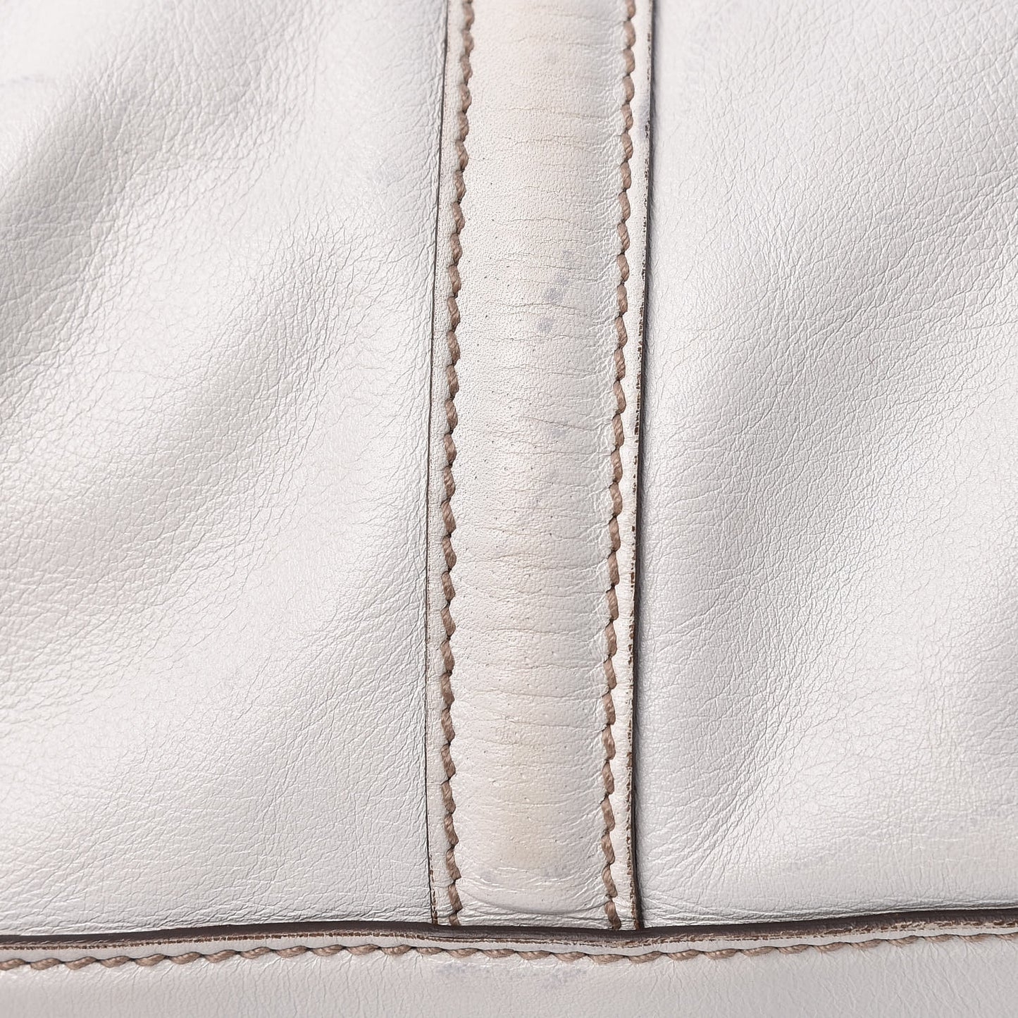 Calfskin Medium Britt Boston White