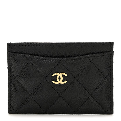 Chanel Caviar Quilted Card Holder Black 1 of 9