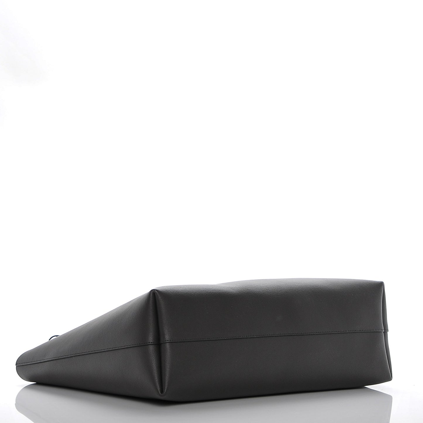Calfskin Large Shopping Tote Coal