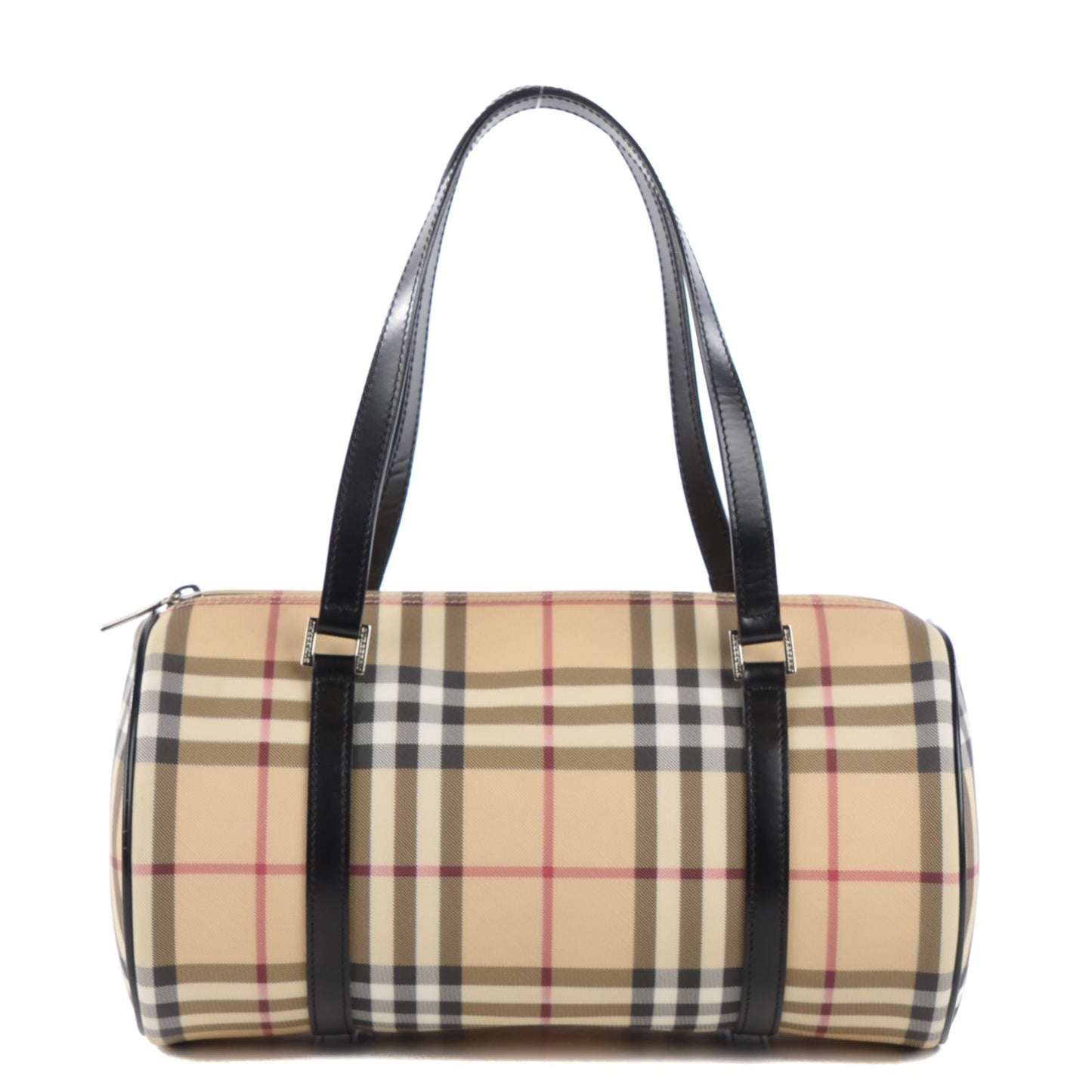 House Check Satchel Black