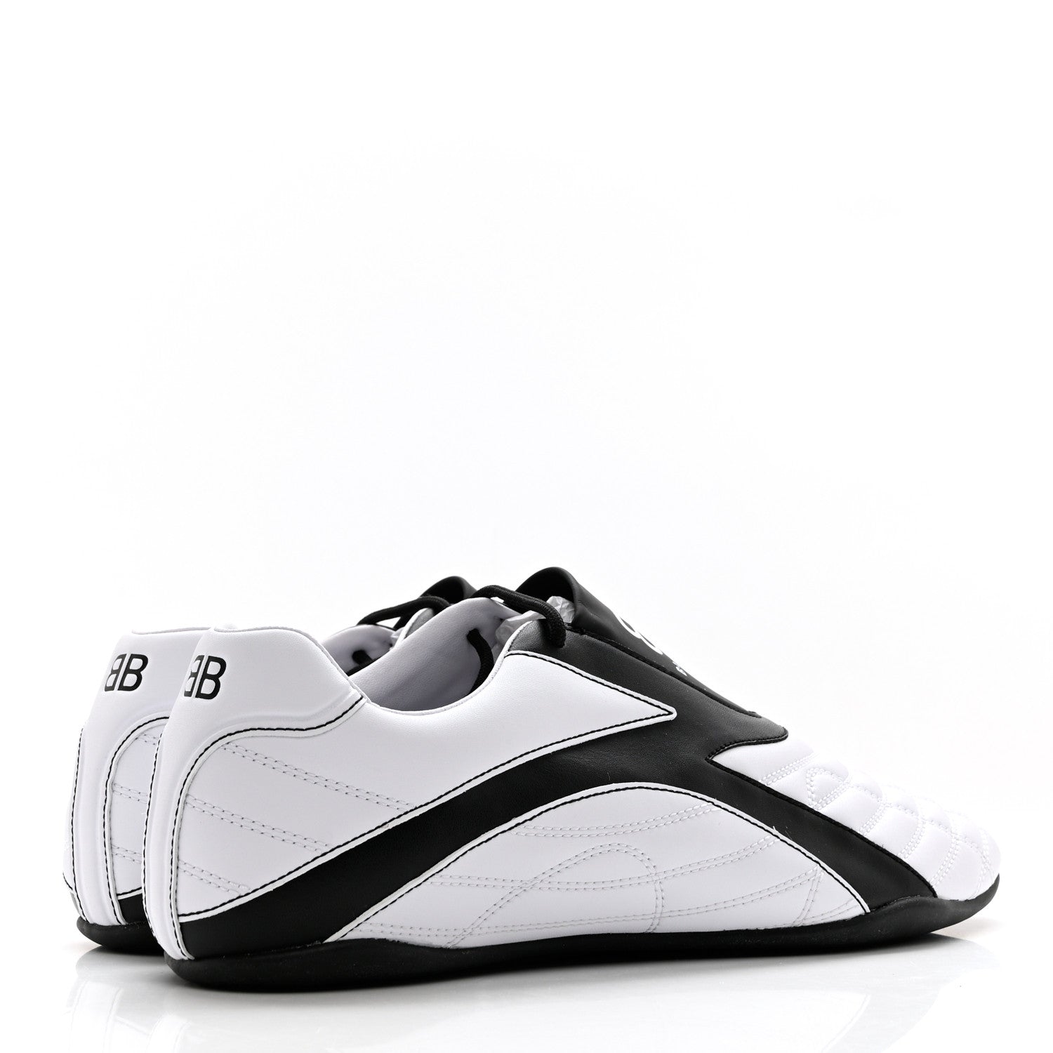Balenciaga Polyurethane Womens Zen Sneakers 43 White Black 4 of 7