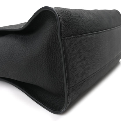 The Row Matte Grained Calfskin Marlo 14 Black 9 of 10