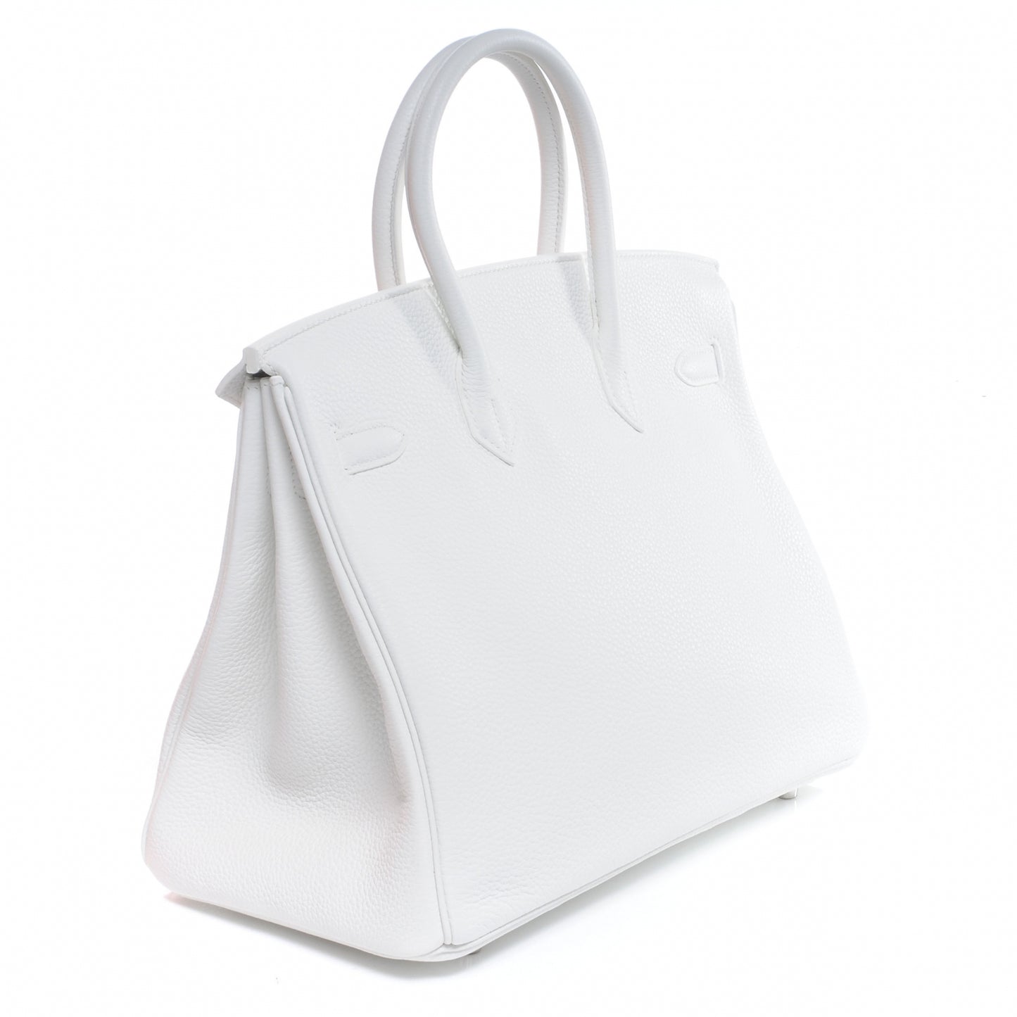 Taurillon Clemence Lizard Club Birkin 35 Blanc Gris Perle Sanguine