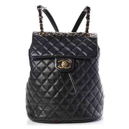 Chanel Lambskin Quilted Small Urban Spirit Backpack Black 1 of 10