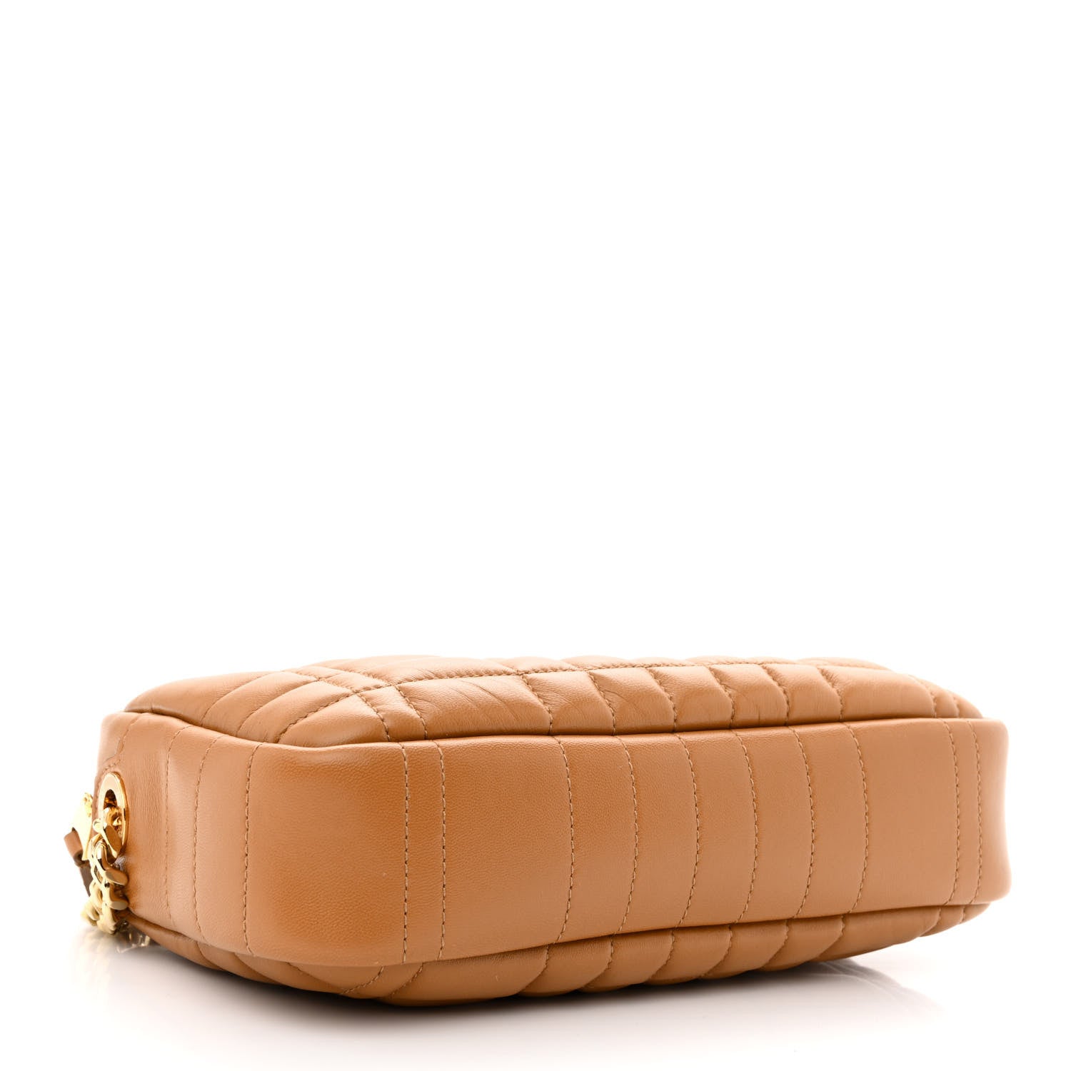 Burberry Lambskin Quilted Small Lola Camera Bag Maple Brown 4 of 11