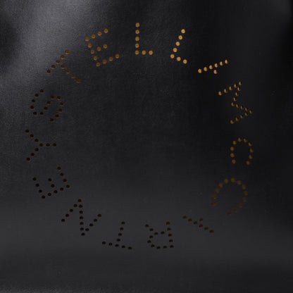 Stella McCartney Eco Alter Nappa East West Perforated Tote Black 9 of 14