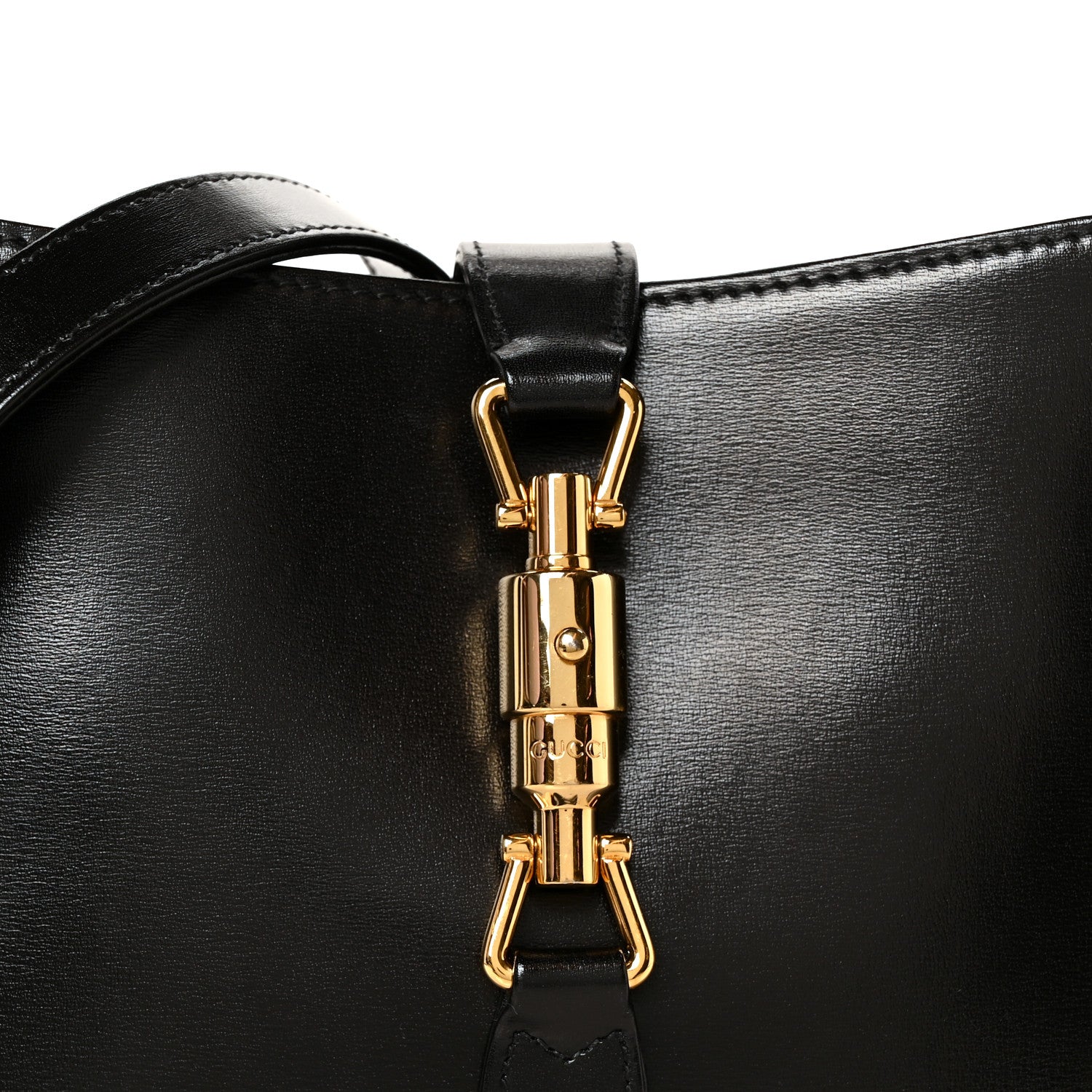 Gucci Boarded Dyana Lux Calfskin Small Jackie 1961 Hobo Black 9 of 11