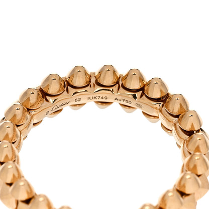 Cartier 18K Pink Gold SM Clash De Cartier Ring 52 6 4 of 5