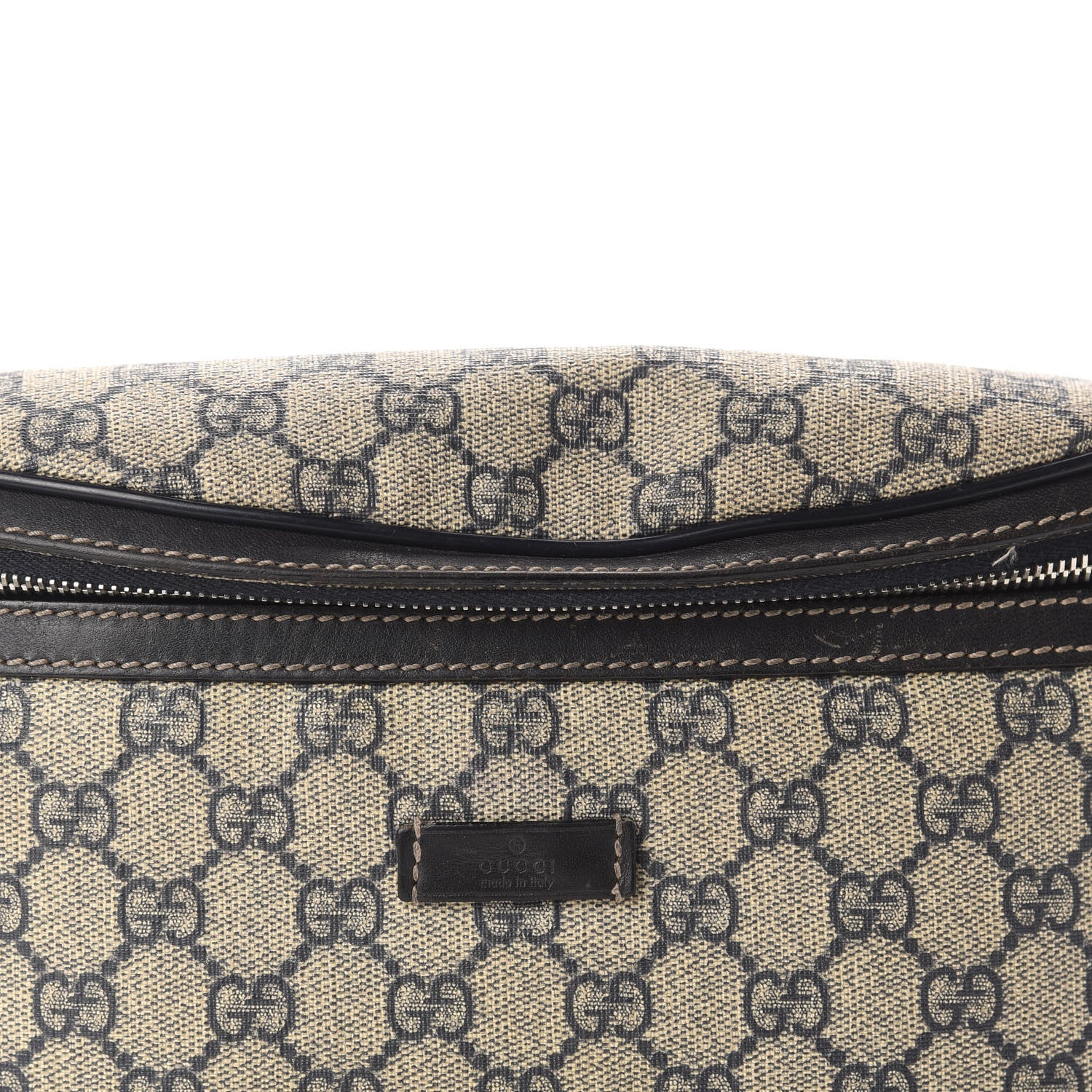 Gucci GG Supreme Monogram Belt Bag Navy 11 of 11