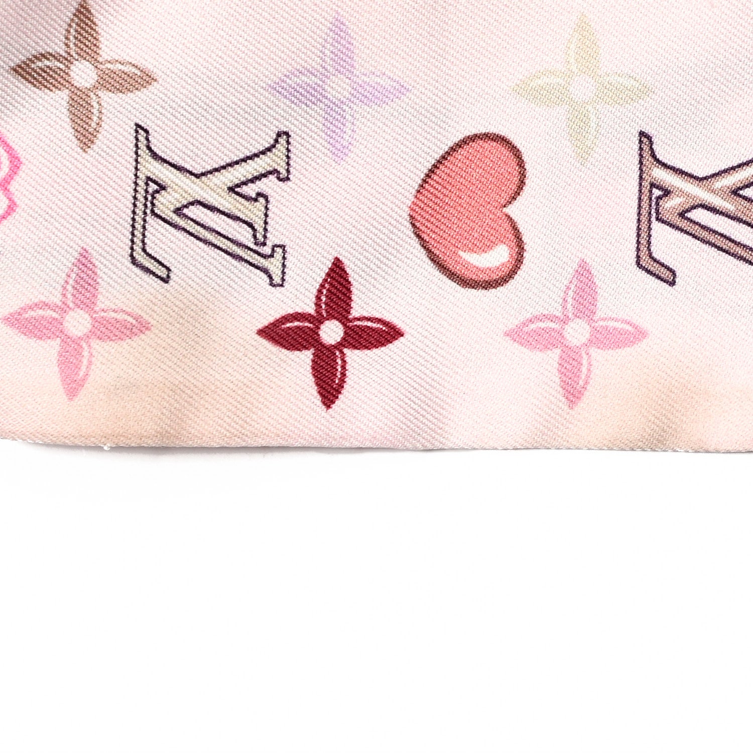 Louis Vuitton Silk Monogram A la Folie BB Bandeau Light Pink 2 of 4