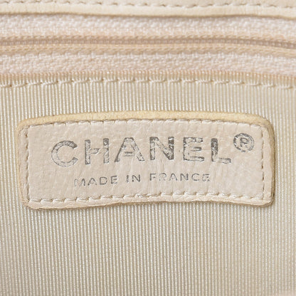 Chanel Patent Chocolate Bar Quilted Tote Khaki Beige 6 of 22