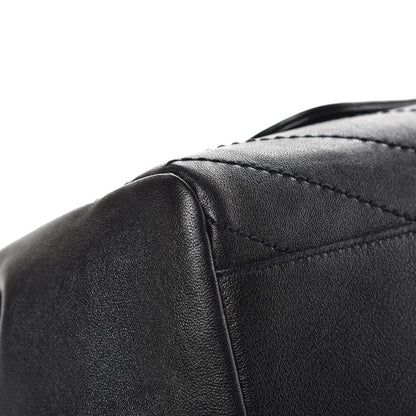 Saint Laurent Pebbled Lambskin Chevron Monogram Large Nolita Black 8 of 9