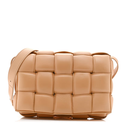 Bottega Veneta Nappa Maxi Intreccio Padded Cassette Crossbody Bag Almond 1 of 11