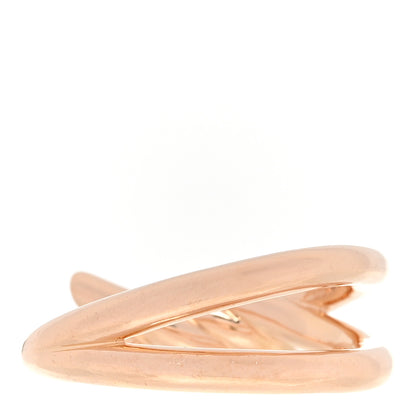 Tiffany 18K Rose Gold Knot Double Row Ring 54 7 3 of 4