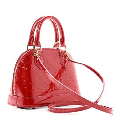 Louis Vuitton Vernis Alma BB Pomme D'Amour 3 of 11