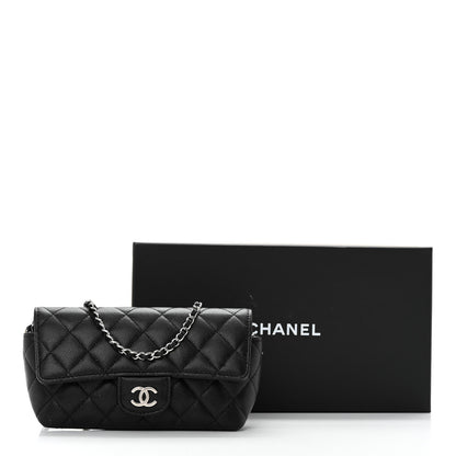 Chanel Caviar Quilted Glasses Case With Chain Black 12 of 12