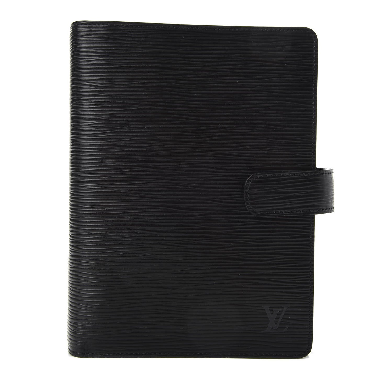 Epi Medium Ring Agenda Cover Black
