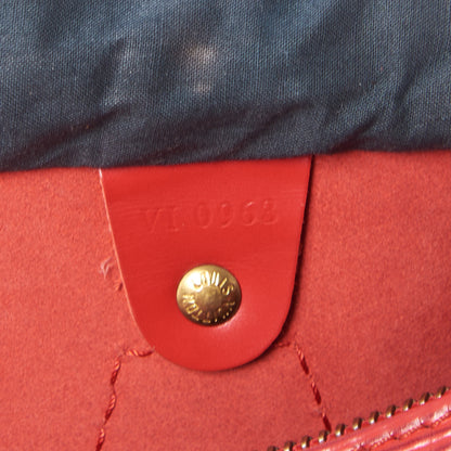 Louis Vuitton Epi Speedy 25 Castillan Red 8 of 9