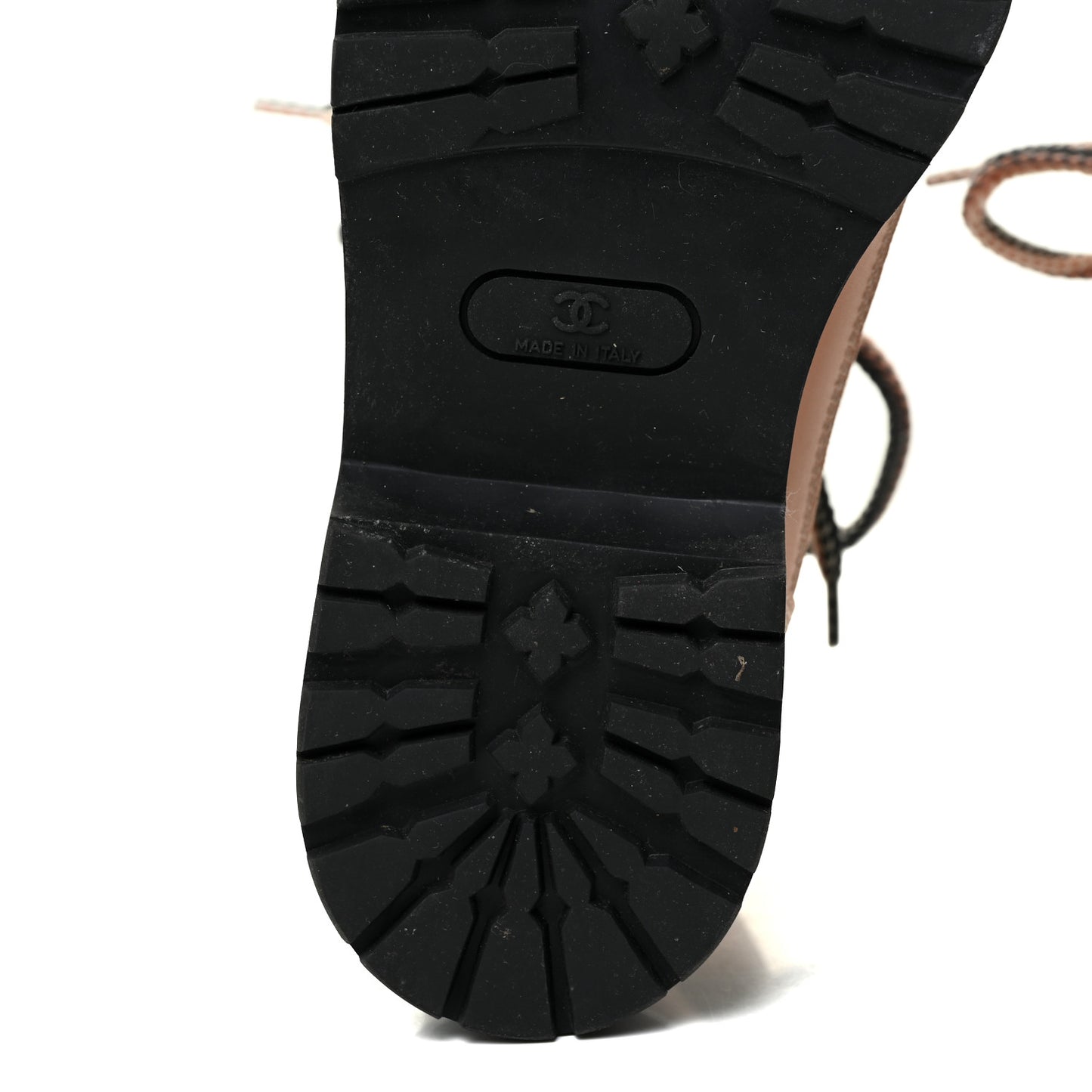 Suede Calfskin Lace Up Boots 40 Pink