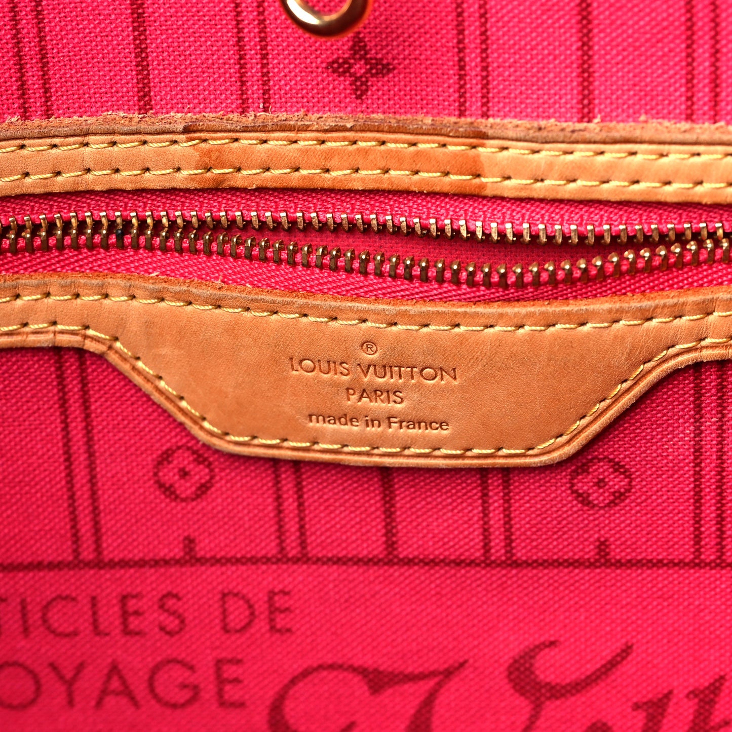 Monogram My LV Heritage Neverfull GM Fuchsia White