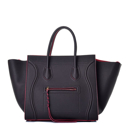 Celine Baby Grained Calfskin Medium Phantom Luggage Dark Taupe 1 of 7