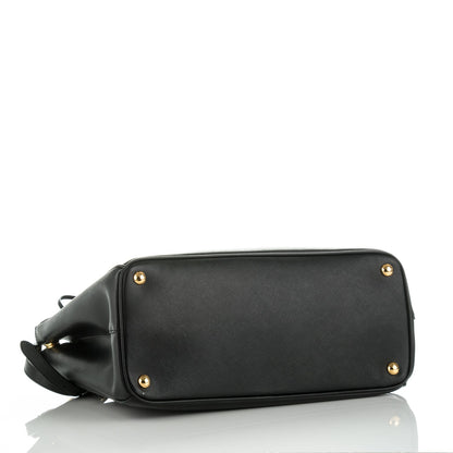 Prada Saffiano Medium Galleria Double Zip Tote Black 4 of 8