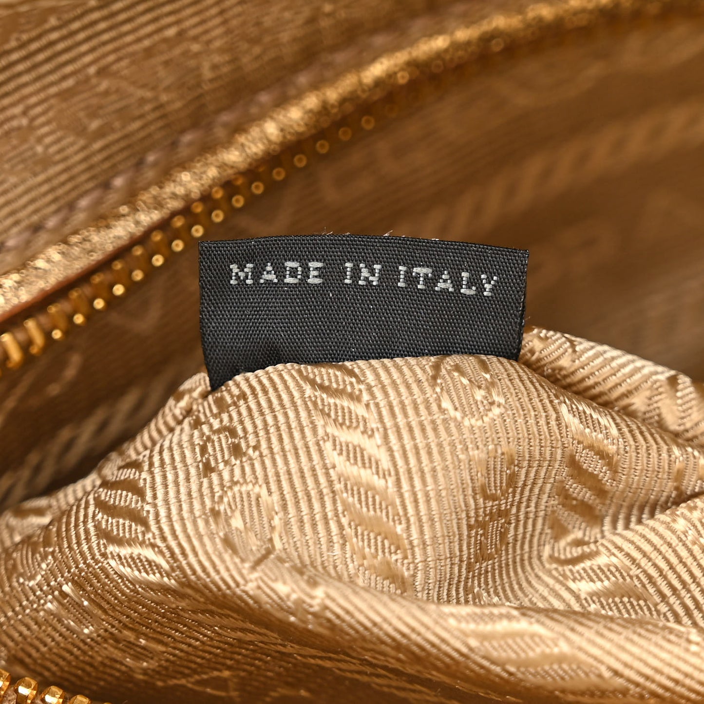 Metallic Nappa Shoulder Bag Platino