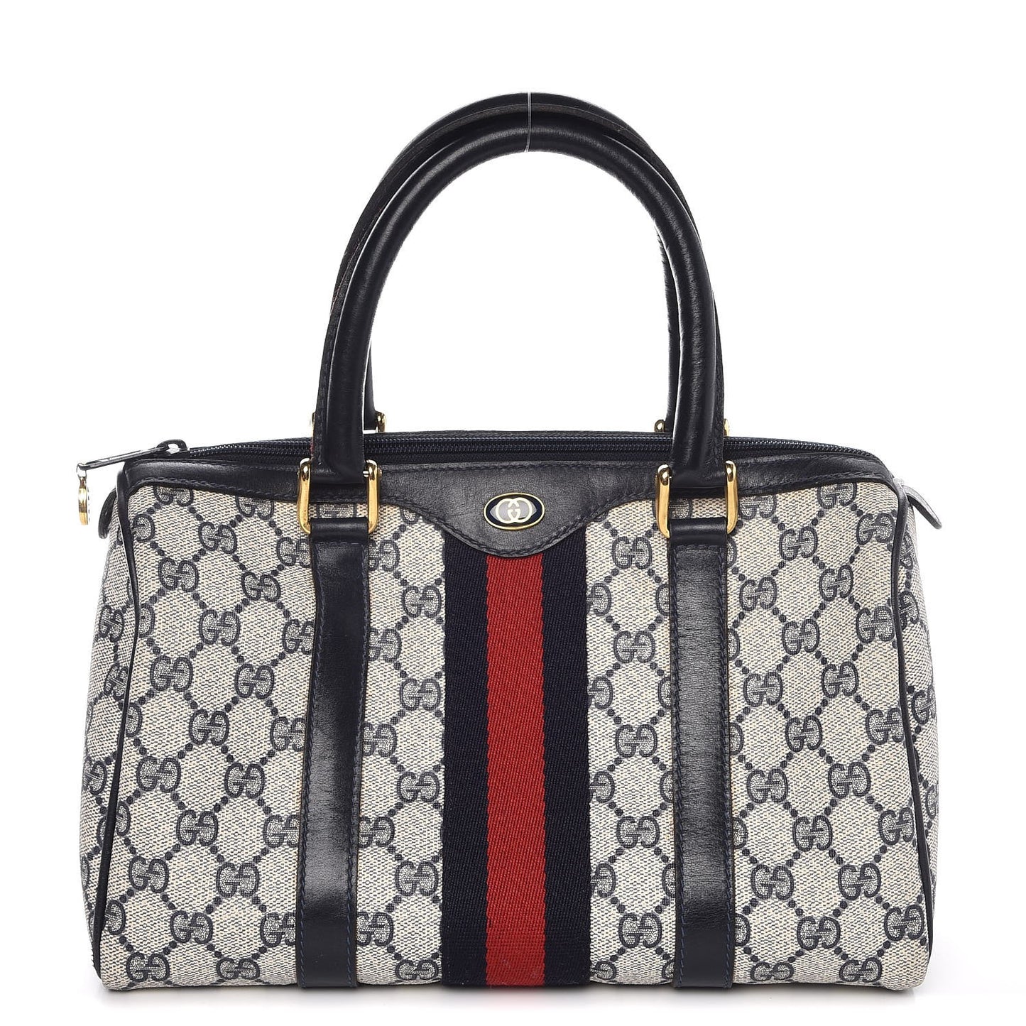 Monogram Vintage Web Boston Navy