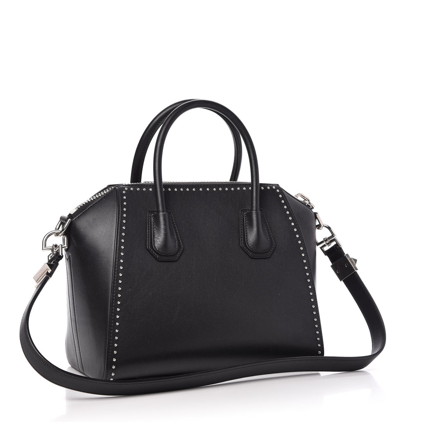 Calfskin Medium Studded Antigona Black